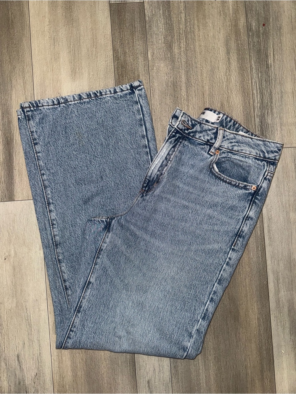 Garage Women's Light Blue Wide Leg Jeans